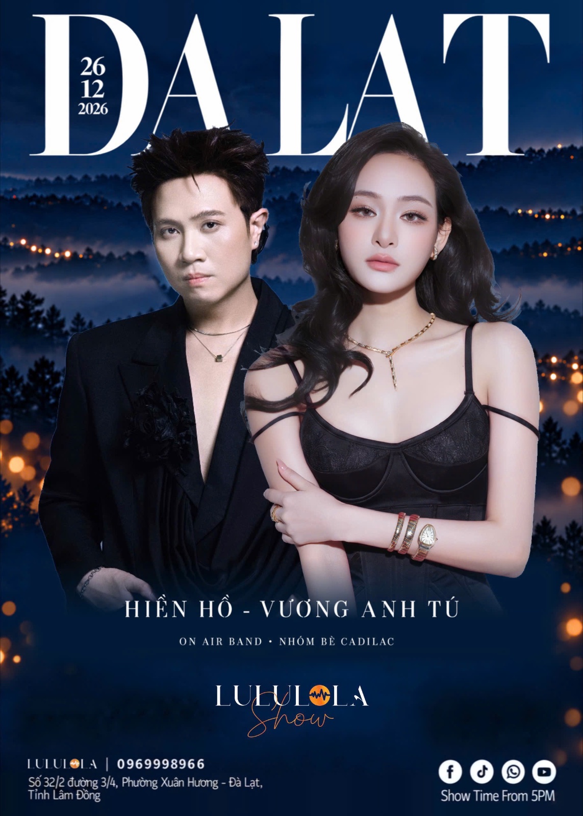 Poster Hiền Hồ & Vương Anh Tú